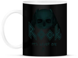 printfashion rock never die5b - Bögre - Fekete (2424787)