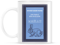 printfashion Nyúlszőr - Bögre - Fehér (13355512)