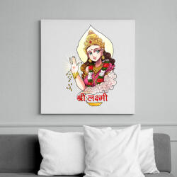 printfashion lakshmi07 - Vászonkép - Fehér (15903635)