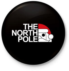 printfashion The north pole - Márka paródia - Kitűző, hűtőmágnes - Fekete (11326523)
