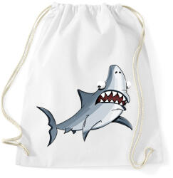 printfashion Cápa - Sportzsák, Tornazsák - Fehér (10482448)