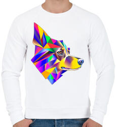 printfashion FuturPup 2.0 - Férfi pulóver - Fehér (13503704)