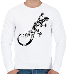 printfashion Gekkó - Férfi pulóver - Fehér (12221819)