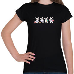 printfashion husvét19 - Női póló - Fekete (6601972)
