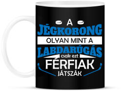 printfashion Férfiak játszák - Bögre - Fekete (15653894)