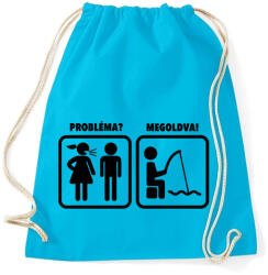 printfashion Probléma? Megoldva! Horgászat - Sportzsák, Tornazsák - Surf blue (1225950)