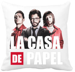printfashion La casa de papel N7 - Párnahuzat, Díszpárnahuzat - Fehér (5541253)