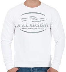printfashion A lexusom nélkül - Férfi pulóver - Fehér (6124910)