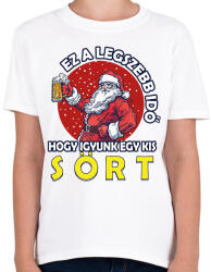 printfashion Ez a legszebb idő - Gyerek póló - Fehér (9678832)
