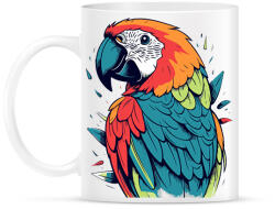 printfashion Papagáj - Bögre - Fehér (16493889)