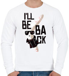 printfashion Terminátor bumeráng - Férfi pulóver - Fehér (6381398)