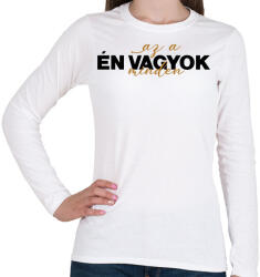 printfashion Én vagyok az a minden - páros minta - Női hosszú ujjú póló - Fehér (16812663)