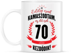 printfashion kamasz-70-black-red - Bögre - Fehér (790981)