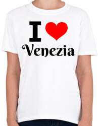 printfashion I love Venezia - Gyerek póló - Fehér (10650509)