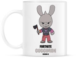 printfashion Guggimon - Fortnite Season 8 - Bögre - Fehér (5698394)