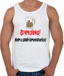 printfashion nem sörhas - Férfi atléta - Fehér (1132735)