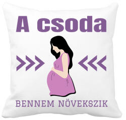 printfashion A csoda bennem növekszik - Párnahuzat, Díszpárnahuzat - Fehér (15729650)