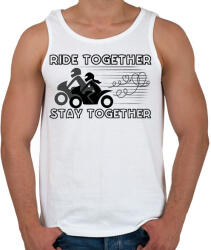 printfashion ridetogether - Férfi atléta - Fehér (2923641)