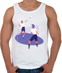 printfashion Tollas - Férfi atléta - Fehér (6350572)