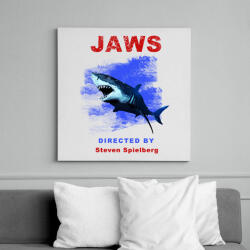 printfashion JAWS - Vászonkép - Fehér (6636999)