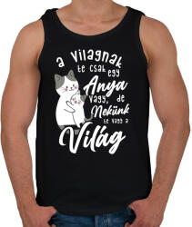 printfashion Nekünk te vagy a világ lght - Férfi atléta - Fekete (4712812)