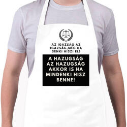 printfashion az igazság - Kötény - Fehér (4906730)
