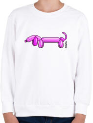 printfashion Pink lufitacskó - Gyerek pulóver - Fehér (13425917)