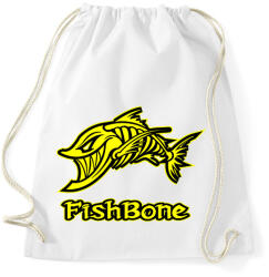 printfashion Fishbone 1 sárga - Sportzsák, Tornazsák - Fehér (5977089)