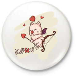 printfashion KUPidO - Kitűző, hűtőmágnes - Fehér (3078686)