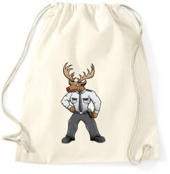 printfashion Santa Security - Sportzsák, Tornazsák - Natúr (864744)