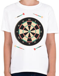 printfashion Darts - Gyerek póló - Fehér (13062134)