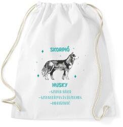 printfashion Skorpió - Husky - Sportzsák, Tornazsák - Fehér (13346772)