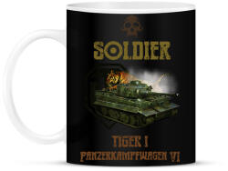 printfashion SOLDIER-TIGER1 - Bögre - Fekete (2162192)