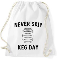 printfashion keg day - Sportzsák, Tornazsák - Fehér (1944207)
