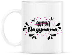 printfashion Nagymama lettem - Bögre - Fehér (11959730)