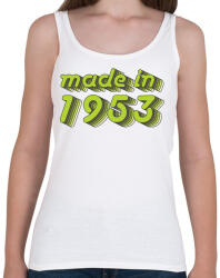 printfashion made-in-1953-green-grey - Női atléta - Fehér (481586)