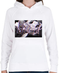 printfashion Gizda - Női kapucnis pulóver - Fehér (2338972)