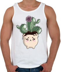 printfashion Kaktuszka - Férfi atléta - Fehér (13507472)