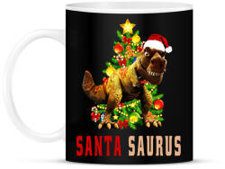 printfashion santa saurus - Bögre - Fekete (10847143)