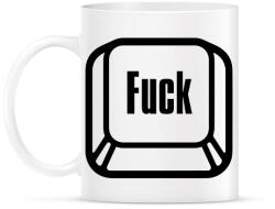 printfashion Fuck billentyű - Bögre - Fehér (5787418)