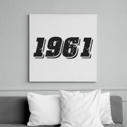 printfashion 1961 - Vászonkép - Fehér (6640274)