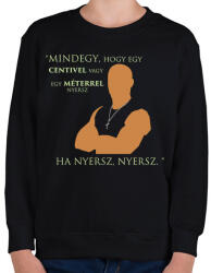 printfashion Dominic Toretto - Gyerek pulóver - Fekete (1907329)