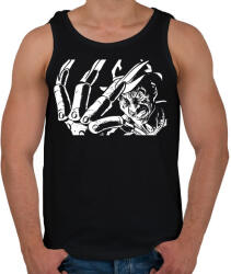 printfashion Freddy Krueger 2 - Férfi atléta - Fekete (5560690)