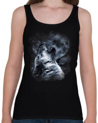 printfashion wolf - Női atléta - Fekete (4083621)