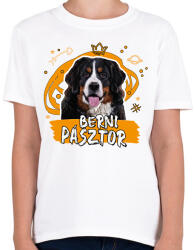 printfashion Berni pásztor firka - Gyerek póló - Fehér (11849673)