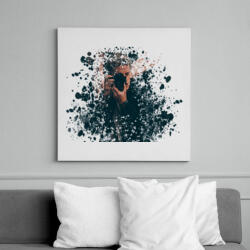 printfashion photographer-desintegrated2 - Vászonkép - Fehér (6625530)