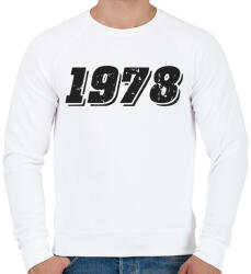 printfashion 1978 - Férfi pulóver - Fehér (6178411)