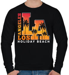 printfashion los angeles - Férfi pulóver - Fekete (16317468)