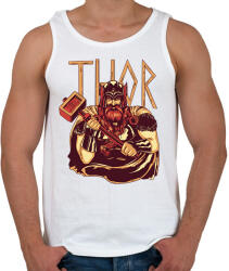 printfashion Thor - Férfi atléta - Fehér (13218063)