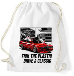 printfashion F! CK THE PLASTIK BMW E30 M3 - Sportzsák, Tornazsák - Fehér (15300549)